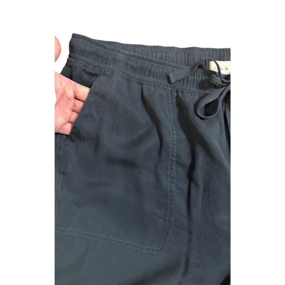 Cloth & Stone Charcoal Gray Pull-On Jogger Pants Sz L - Picture 11 of 11